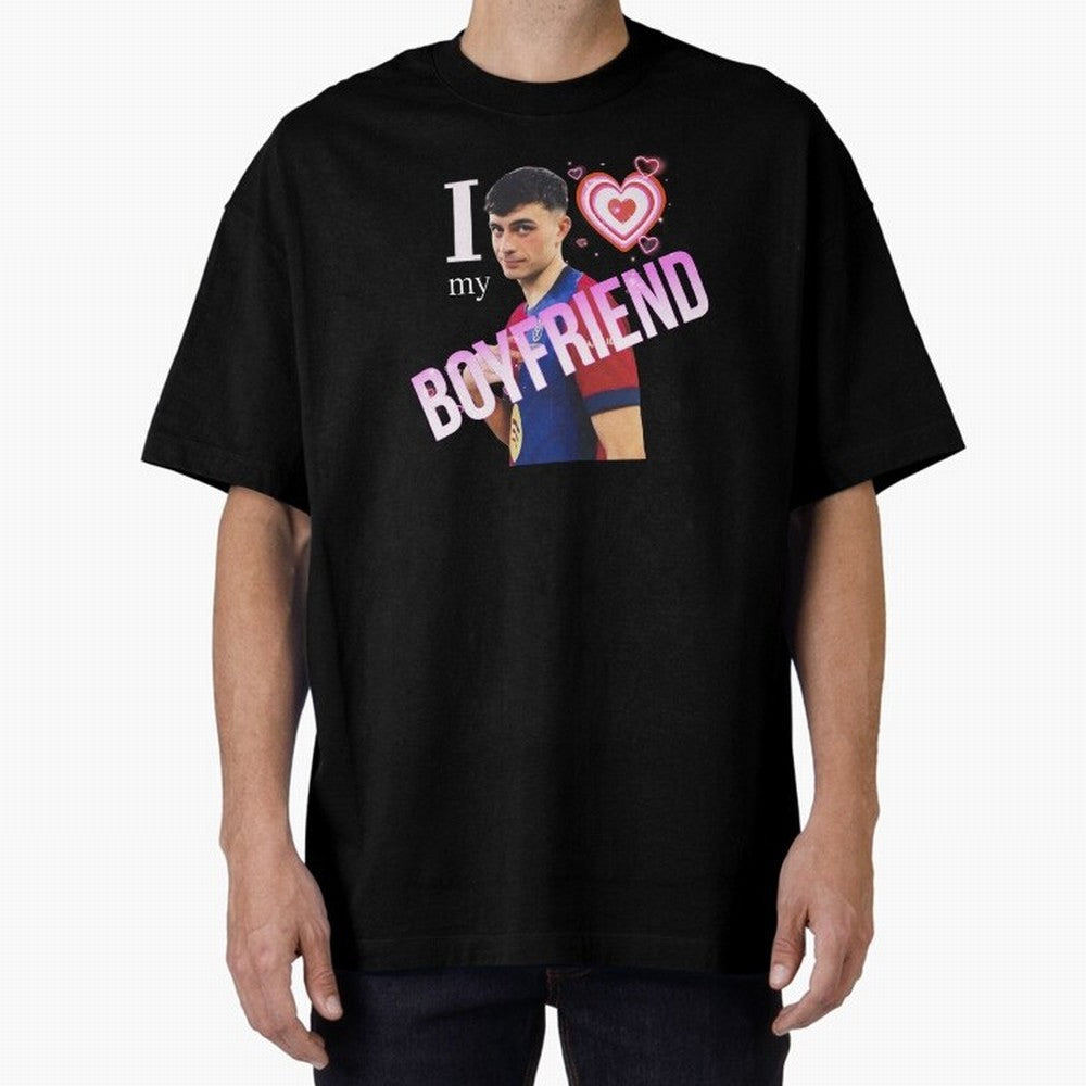 Pedri I love my boyfriend Classic T-Shirt Cheer through Every Moment of Global Football Passion for FIFA World Cup 2026 USA Canada Mexico, Highlighting Messi, CR7 and Mbappe, Spain and Netherlands, Retro Football Energy, Iconic Rivalries, Trophy