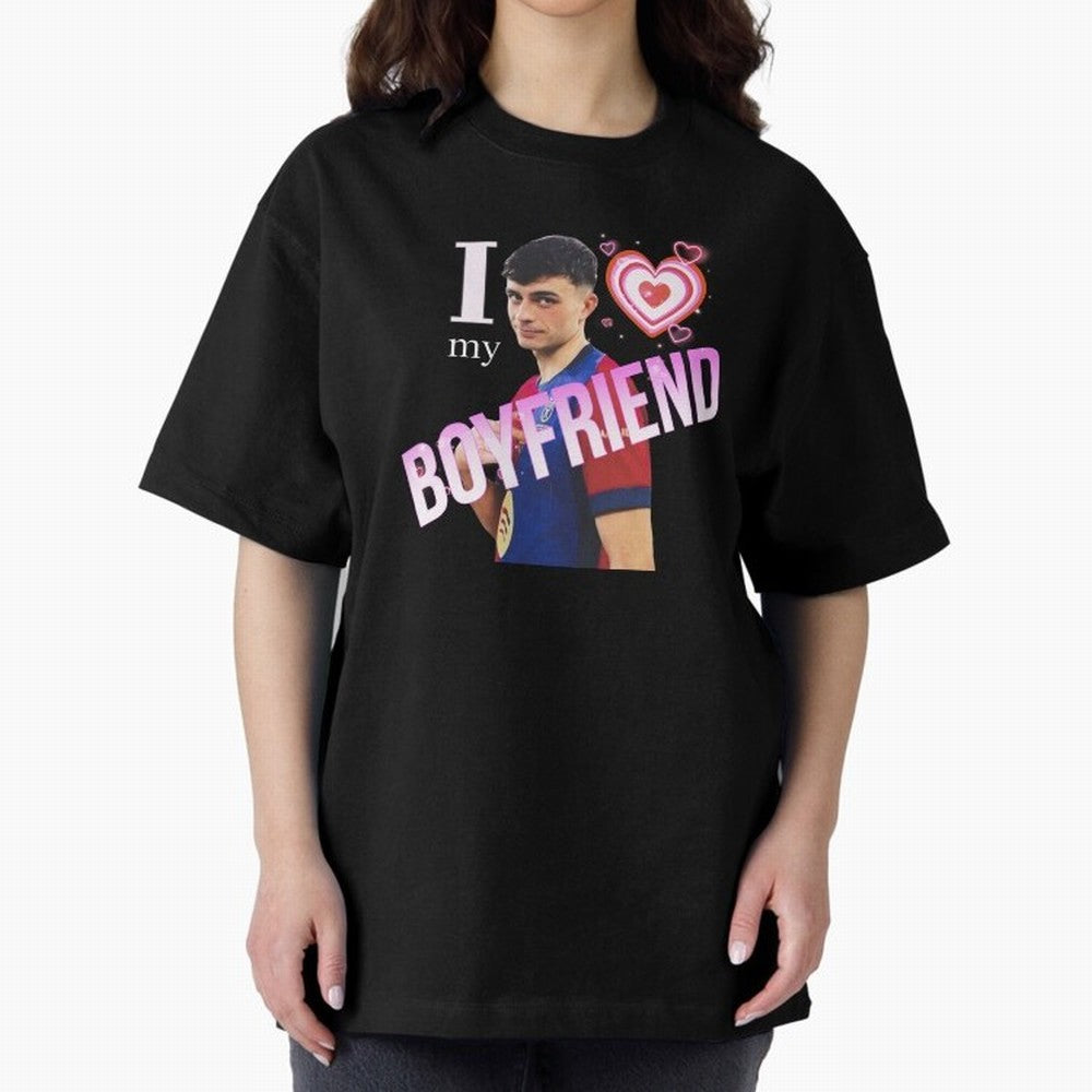 Pedri I love my boyfriend Classic T-Shirt Cheer through Every Moment of Global Football Passion for FIFA World Cup 2026 USA Canada Mexico, Highlighting Messi, CR7 and Mbappe, Spain and Netherlands, Retro Football Energy, Iconic Rivalries, Trophy