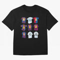 Messi Era Football Jerseys Oversized T-Shirt Honor the Beautiful Game during FIFA World Cup 2026 Group Stage Highlighting Messi, Argentina Energy, Championship Spirit, Famous Goals, Roaring Crowds and International Football Unity; Perfect for