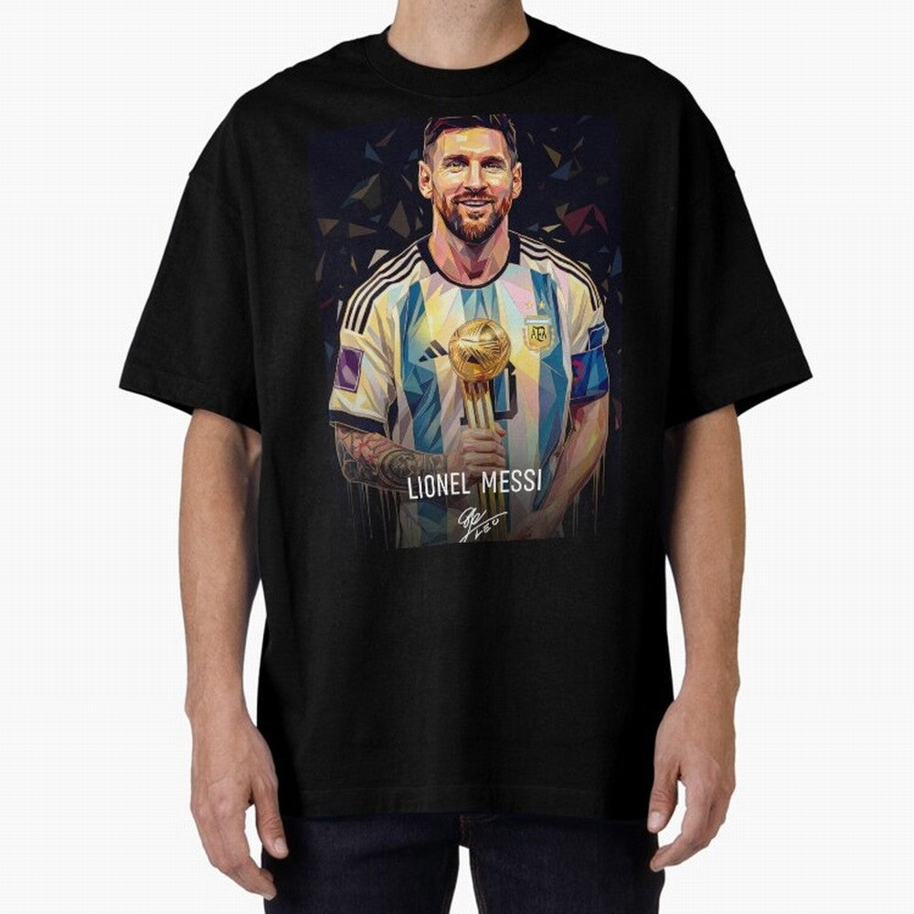 Leonie Messi M10 Football Soccer Player Champion Trophy Glory Classic T-Shirt Support the Legends of Global Football Passion for FIFA World Cup 2026 USA Canada Mexico, Inspired by Messi and Cristiano Ronaldo, Brazil, Stadium Chants, National Pride,