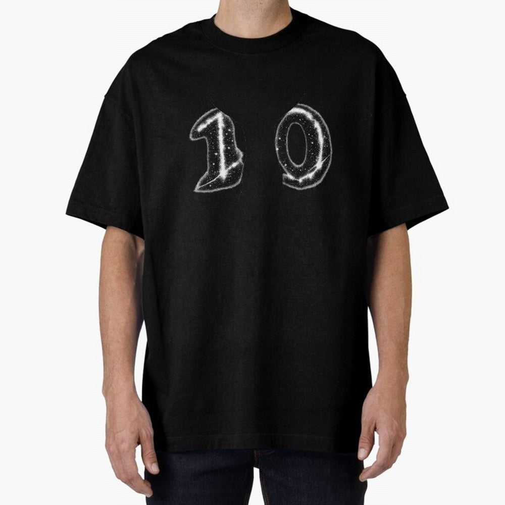 The Astral Ten ¨C Football Legend Design Oversized T-Shirt Step into Match Day Hype around FIFA World Cup 2026, Cristiano Ronaldo, France and Portugal, Tournament Hype, Historic Matchups, Family Viewing Parties and Global Sports Pride; Made for