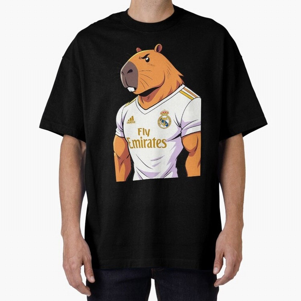 Real Madrid capybara elegant Classic T-Shirt Keep the Match Day Mood of FIFA World Cup 2026 Group Stage for Fans of Messi and England, France and Netherlands, Bringing Tournament Hype, Historic Matchups, Family Viewing Parties and Global Sports