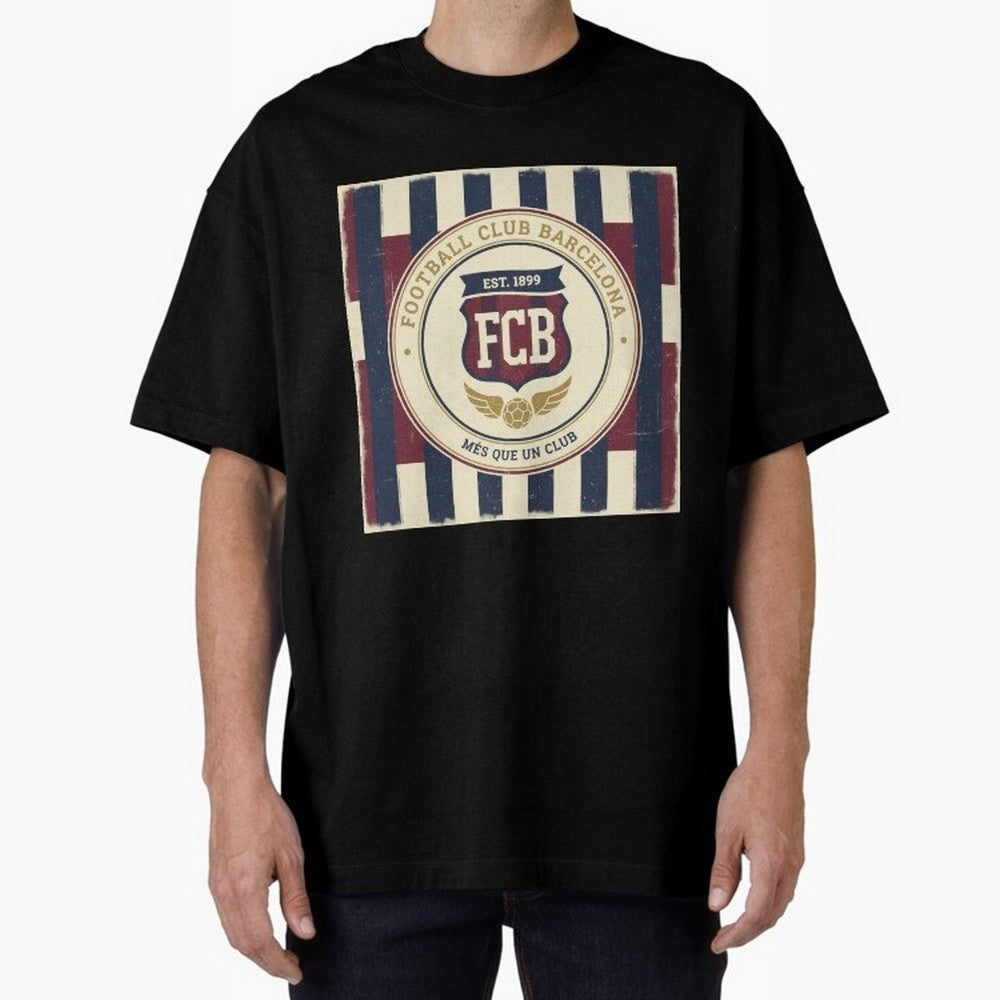 FCB Vintage - Football Fan Design Classic T-Shirt Make the Season About Match Day Hype around FIFA World Cup 2026, Messi, Portugal, Match Day Excitement, Supporter Culture, Golden Goals and Global Football Passion; Perfect for Supporters Who Want