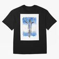Messi Argentina Football Drawing Oversized T-Shirt Step into Match Day Hype around FIFA World Cup 2026 USA Canada Mexico, Messi, Neymar and Mbappe, Argentina, Worldwide Fan Energy, Dramatic Goals, Stadium Lights and Championship Celebrations; Built