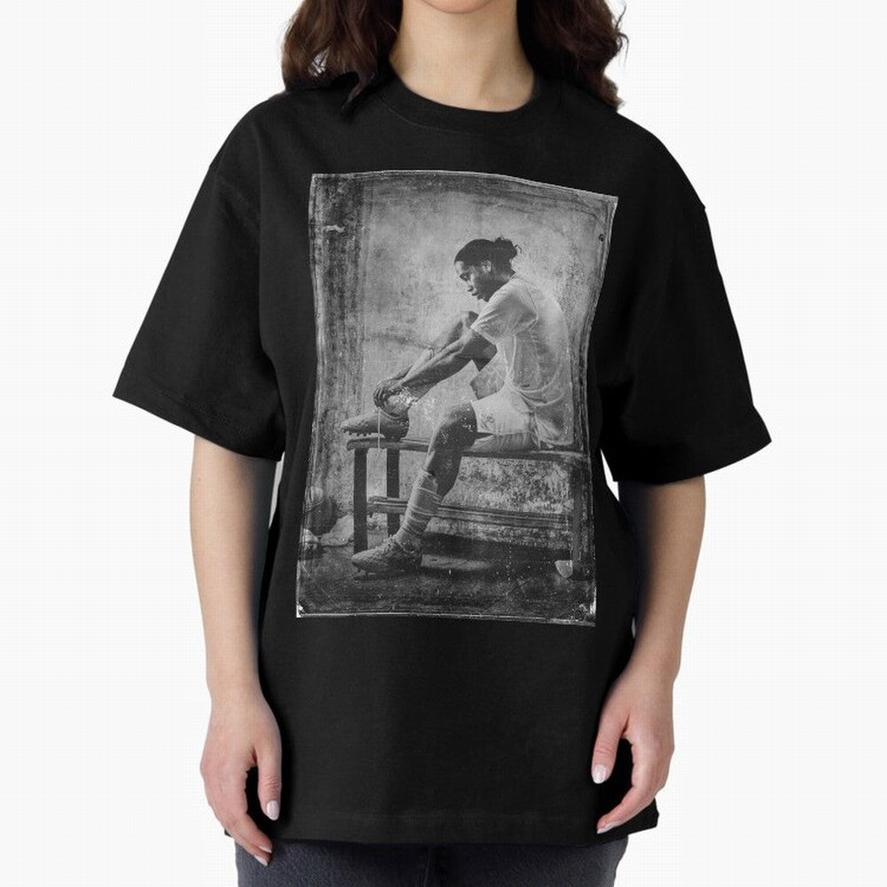 Ronaldinho Vintage Classic T-Shirt Celebrate the FIFA World Cup 2026 Journey through Cristiano Ronaldo, Haaland and CR7 Highlights, England, France and Netherlands Pride, Retro Football Energy, Iconic Rivalries, Trophy Chase Drama and Stadium