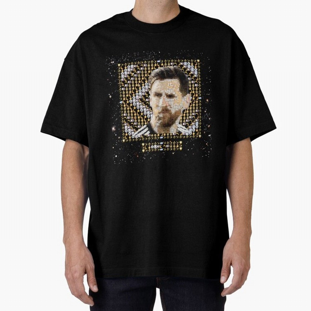 Goat Emojified Messi-Inspired Visual Tribute Classic T-Shirt Remember Iconic Moments from the FIFA World Cup 2026 Journey through Haaland Highlights, Brazil Pride, Game Day Rituals, Football Legends, Country Pride and the Road to the Final; Ideal