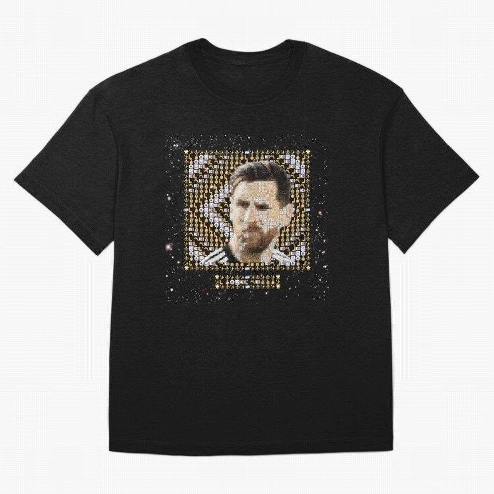 Goat Emojified Messi-Inspired Visual Tribute Classic T-Shirt Remember Iconic Moments from the FIFA World Cup 2026 Journey through Haaland Highlights, Brazil Pride, Game Day Rituals, Football Legends, Country Pride and the Road to the Final; Ideal