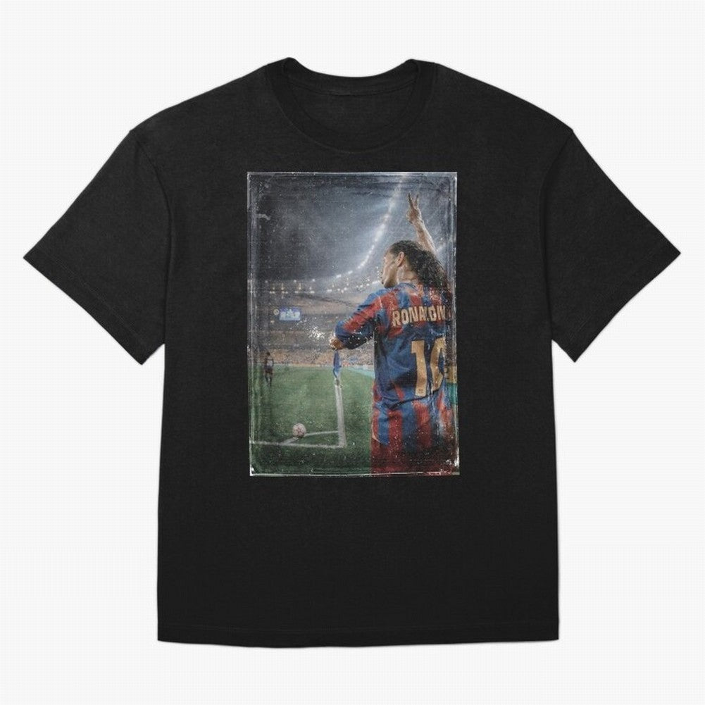 Ronaldinho Vintage Classic T-Shirt Show Championship Spirit for FIFA World Cup 2026 Capturing Haaland and Mbappe, Spain and Netherlands Energy, Football Festival Excitement, Trophy Ambitions, Country Rivalries and Star Player Buzz; Built for