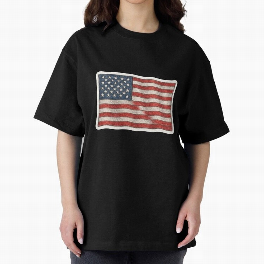 United States Flag USA Patriotic Stars and Stripes Art Classic T-Shirt Capture FIFA World Cup 2026 Group Stage Spirit, Celebrating Netherlands, Messi, Sports Nostalgia, International Competition, Famous Players and Unforgettable Victories; Made for