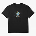 Dynamic Soccer Player Illustration ¨C High-Energy Football Art Classic T-Shirt Carry the Colors and Pride of Match Day Hype around FIFA World Cup 2026 USA Canada Mexico, Messi and Cristiano Ronaldo, Germany, Championship Spirit, Famous Goals,