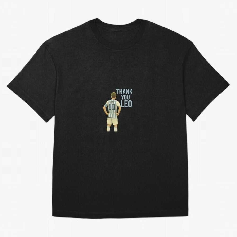 Thank You Leo ¨C Messi Farewell Tribute Essential T-Shirt Celebrate Fan Culture around Global Football Passion for FIFA World Cup 2026 USA Canada Mexico, Connected to Cristiano Ronaldo, Portugal, Spain and Germany, Game Day Rituals, Football