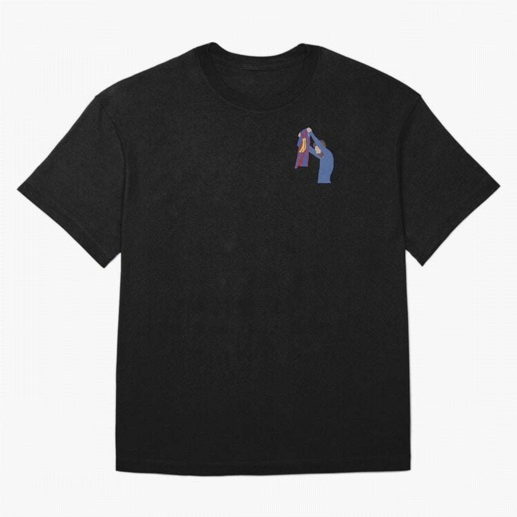 Messi Showing Jersey Art Classic T-Shirt Turn Football Passion into the FIFA World Cup 2026 USA Canada Mexico Journey through Mbappe and Neymar Highlights, Brazil, Portugal and Argentina Pride, Classic Soccer Heritage, Championship Pressure, Fan