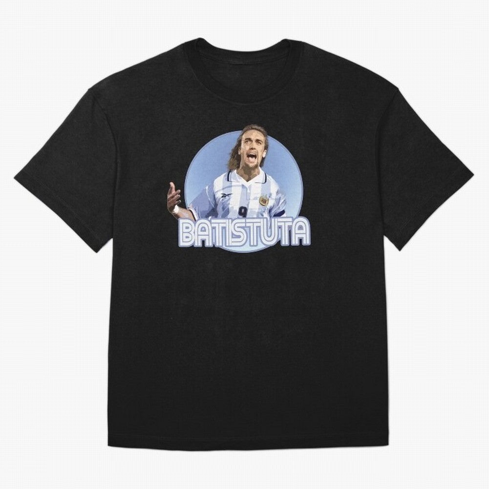 Batistuta - Classic T Shirt Classic T-Shirt Celebrate Classic Football Spirit in the FIFA World Cup 2026 USA Canada Mexico Journey through Cristiano Ronaldo Highlights, France and Portugal Pride, Game Day Rituals, Football Legends, Country Pride