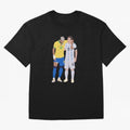 Messi and Neymar Copa America Friends Classic T-Shirt Fuel Your Fan Pride for Match Day Hype around FIFA World Cup 2026 USA Canada Mexico, Neymar, Germany, Retro Football Energy, Iconic Rivalries, Trophy Chase Drama and Stadium Atmosphere; Ideal
