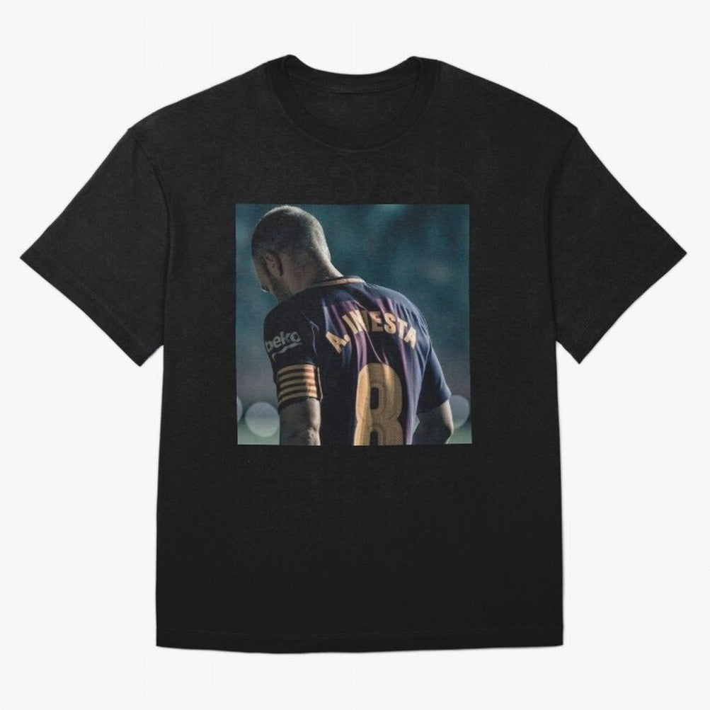 Andres Iniesta Classic T-Shirt Remember Iconic Moments from Global Football Passion for FIFA World Cup 2026 USA Canada Mexico, Featuring CR7 and Messi, England, France and Netherlands, Worldwide Fan Energy, Dramatic Goals, Stadium Lights and