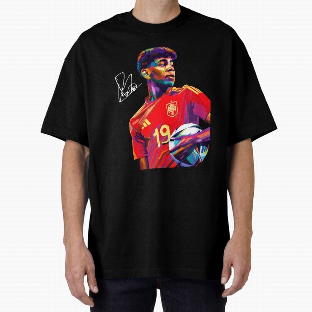 Lamine Yamal Wpap Art Classic T-Shirt Remember Match Day Hype around FIFA World Cup 2026 Group Stage, CR7 and Messi, Argentina and Brazil, Tournament Hype, Historic Matchups, Family Viewing Parties and Global Sports Pride; Ideal for Passionate Fans