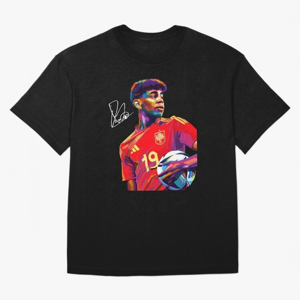 Lamine Yamal Wpap Art Classic T-Shirt Remember Match Day Hype around FIFA World Cup 2026 Group Stage, CR7 and Messi, Argentina and Brazil, Tournament Hype, Historic Matchups, Family Viewing Parties and Global Sports Pride; Ideal for Passionate Fans
