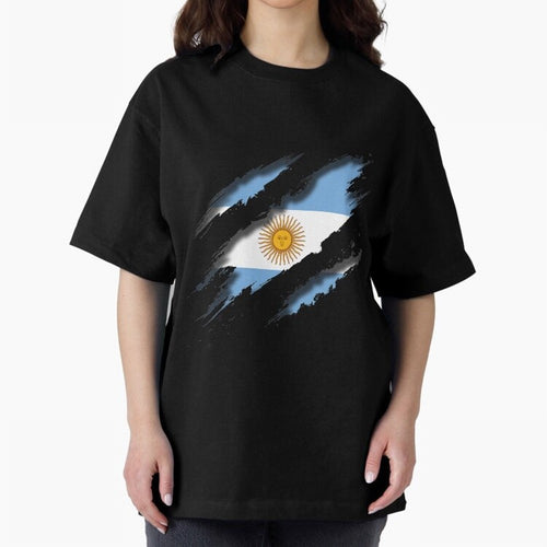 Argentina Tearing a New One Oversized T-Shirt Carry FIFA World Cup 2026 USA Canada Mexico for Fans of Messi and Cristiano Ronaldo and Brazil, Bringing Worldwide Fan Energy, Dramatic Goals, Stadium Lights and Championship Celebrations; Made for Die