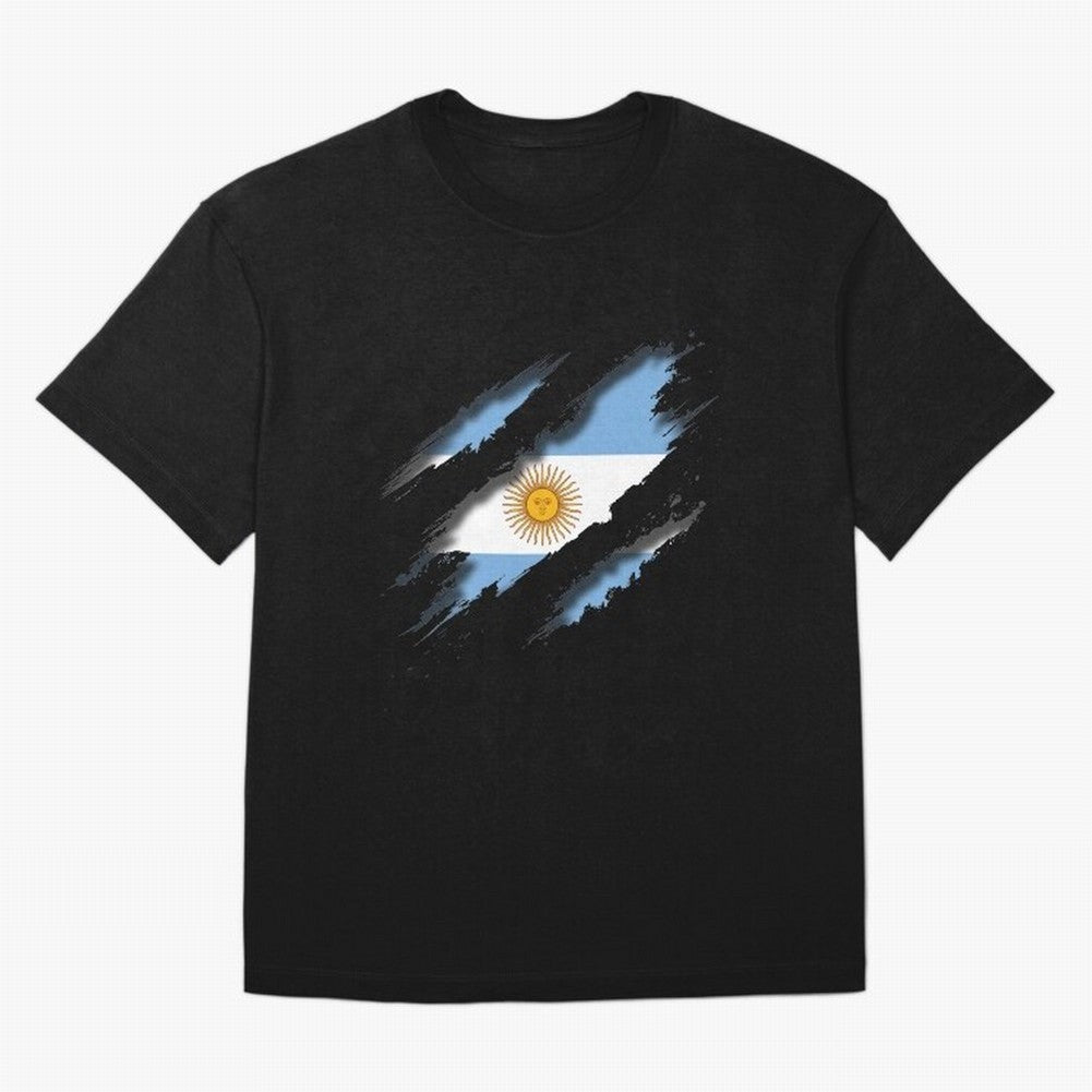 Argentina Tearing a New One Oversized T-Shirt Carry FIFA World Cup 2026 USA Canada Mexico for Fans of Messi and Cristiano Ronaldo and Brazil, Bringing Worldwide Fan Energy, Dramatic Goals, Stadium Lights and Championship Celebrations; Made for Die