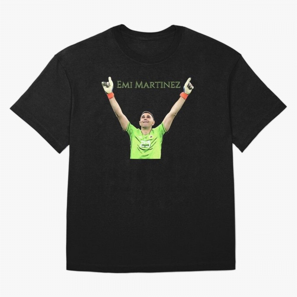 Emi Martinez Classic T-Shirt Celebrate Unforgettable Nights in FIFA World Cup 2026 Group Stage Driven by Mbappe and Neymar, England and Germany Energy, Championship Spirit, Famous Goals, Roaring Crowds and International Football Unity; Made for Die