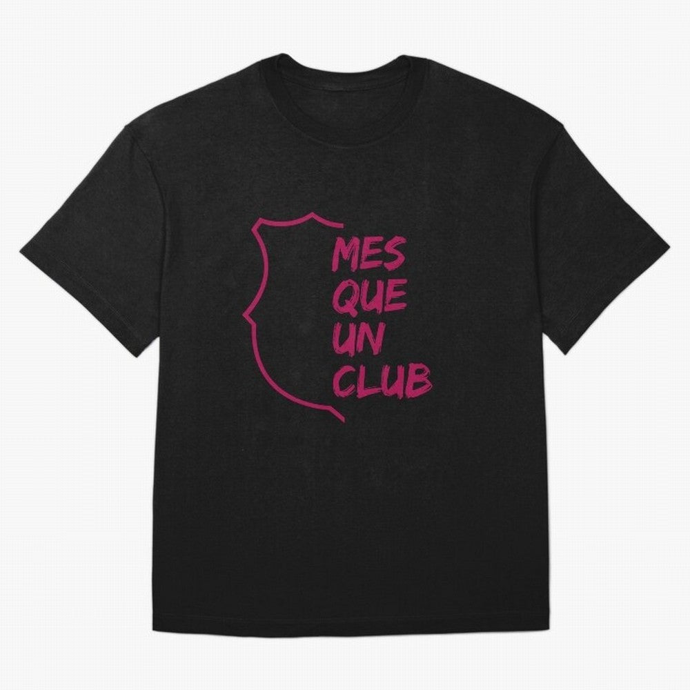 MES QUE UN CLUB Oversized T-Shirt Celebrate FIFA World Cup 2026 Capturing Mbappe and Neymar, Netherlands Energy, Global Supporter Spirit, Legendary Goals, National Colors and Tournament Celebration; Great for Supporters Who Love Legendary Players,