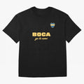 BOCA JUNIORS I LOVE YOU Fitted V-Neck T-Shirt Feel International Energy from FIFA World Cup 2026 for Fans of Cristiano Ronaldo and Germany, Bringing Stadium Memories, Football Loyalty, International Chants and Championship Tradition; Great for