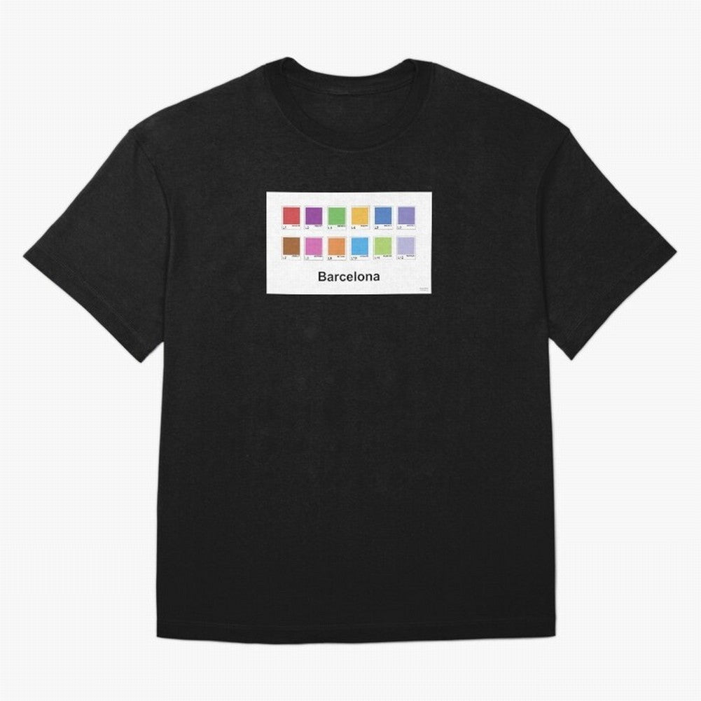 Barcelona Metro Colors Classic T-Shirt Celebrate the Next Chapter of Global Football Passion for FIFA World Cup 2026 Group Stage, with Mbappe and Neymar, Argentina, Tournament Hype, Historic Matchups, Family Viewing Parties and Global Sports Pride;