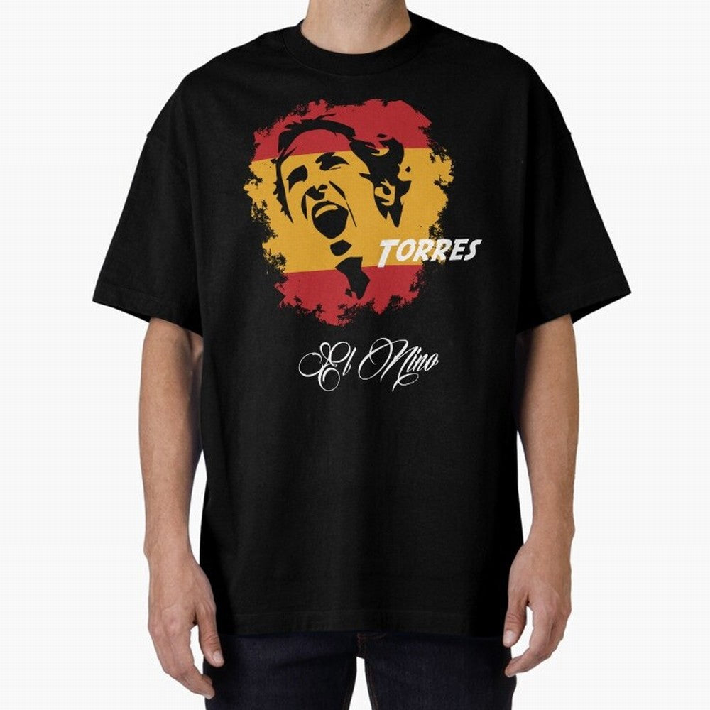 SPAIN FERNANDO TORRES WC 14 FOOTBALL T-SHIRT Essential T-Shirt Support FIFA World Cup 2026 Celebrating CR7 and Messi, Brazil, Portugal and Argentina Energy, Worldwide Fan Energy, Dramatic Goals, Stadium Lights and Championship Celebrations; Ideal