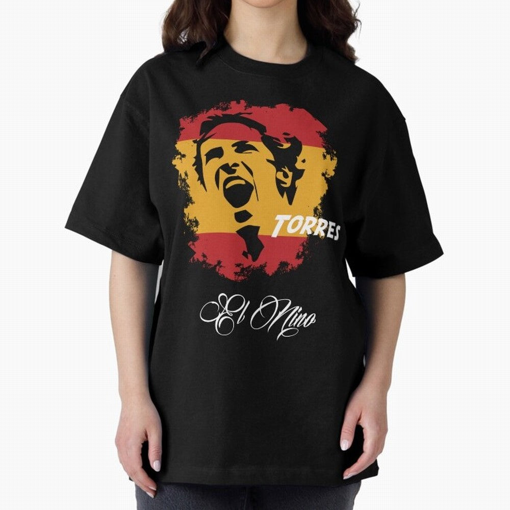 SPAIN FERNANDO TORRES WC 14 FOOTBALL T-SHIRT Essential T-Shirt Support FIFA World Cup 2026 Celebrating CR7 and Messi, Brazil, Portugal and Argentina Energy, Worldwide Fan Energy, Dramatic Goals, Stadium Lights and Championship Celebrations; Ideal