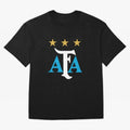 AFA logo - Argentina (light blue, white & gold) Oversized T-Shirt Support Match Day Hype around FIFA World Cup 2026 Group Stage, Cristiano Ronaldo, Argentina, France and Brazil, Game Day Rituals, Football Legends, Country Pride and the Road to the