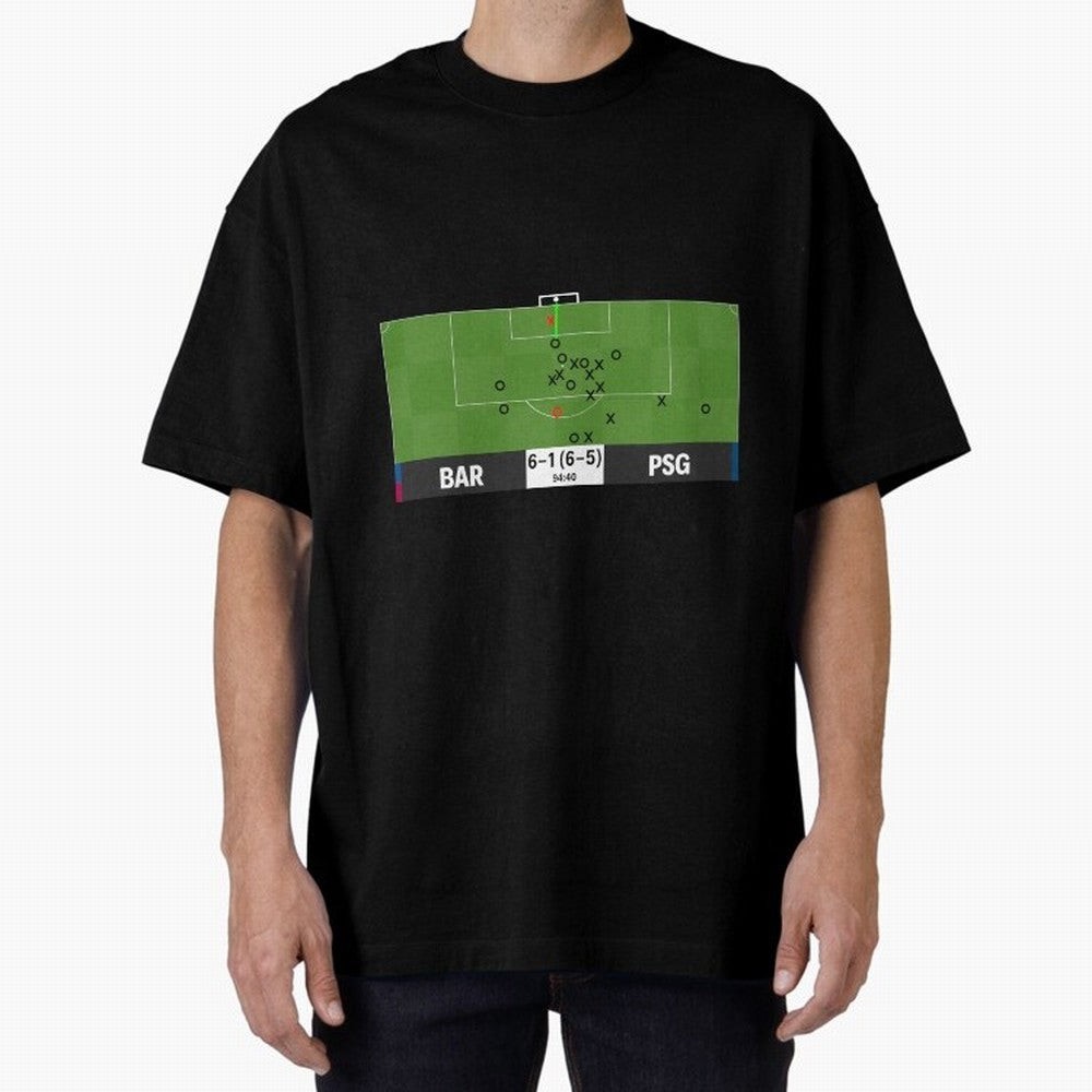 Barcelona vs Paris Saint-Germain 6-1 (6-5) @ 94:40 Goal by Sergi Roberto (La Remontada) Classic T-Shirt Remember the FIFA World Cup 2026 Journey through CR7 and Messi Highlights, France and Portugal Pride, Championship Spirit, Famous Goals, Roaring