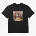 Messi The Last Supper Art Gift Limited Edition Oversized T-Shirt Build FIFA World Cup 2026 Highlighting Haaland, France Energy, Sports Nostalgia, International Competition, Famous Players and Unforgettable Victories; Ideal for Passionate Fans Who