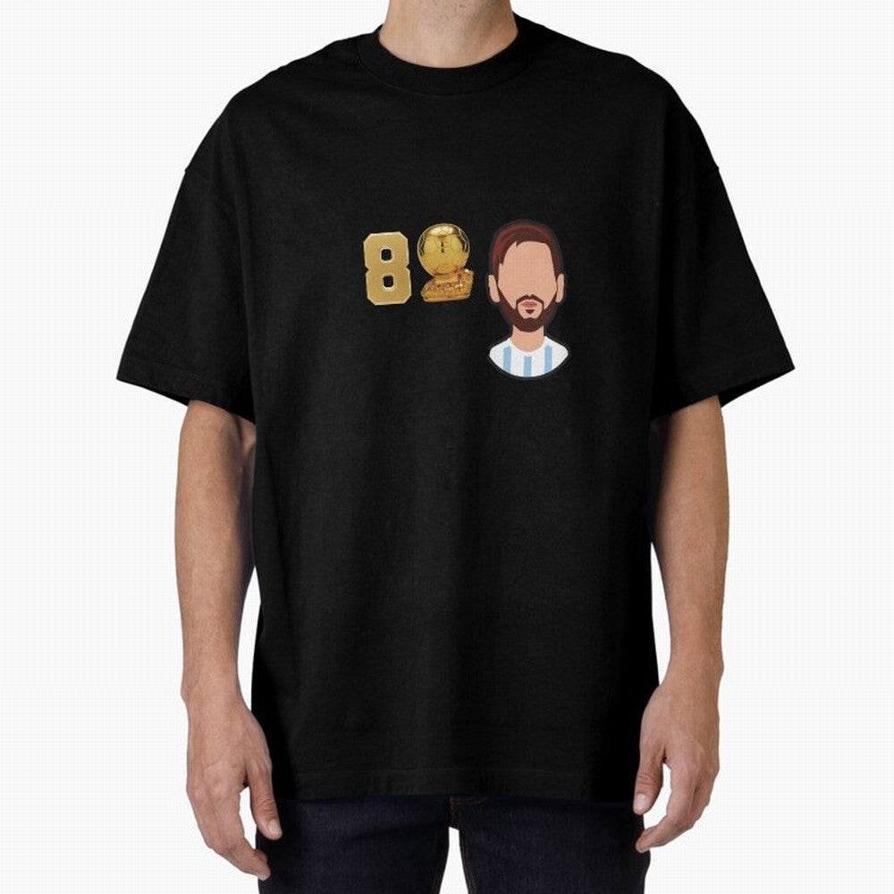 GOAT Legacy: Messi's 8 Ballon d'Or Victories, FCB, Leo Messi Classic T-Shirt Fuel Your Fan Pride for Match Day Hype around FIFA World Cup 2026 Group Stage, Cristiano Ronaldo, Argentina and Brazil, Worldwide Fan Energy, Dramatic Goals, Stadium