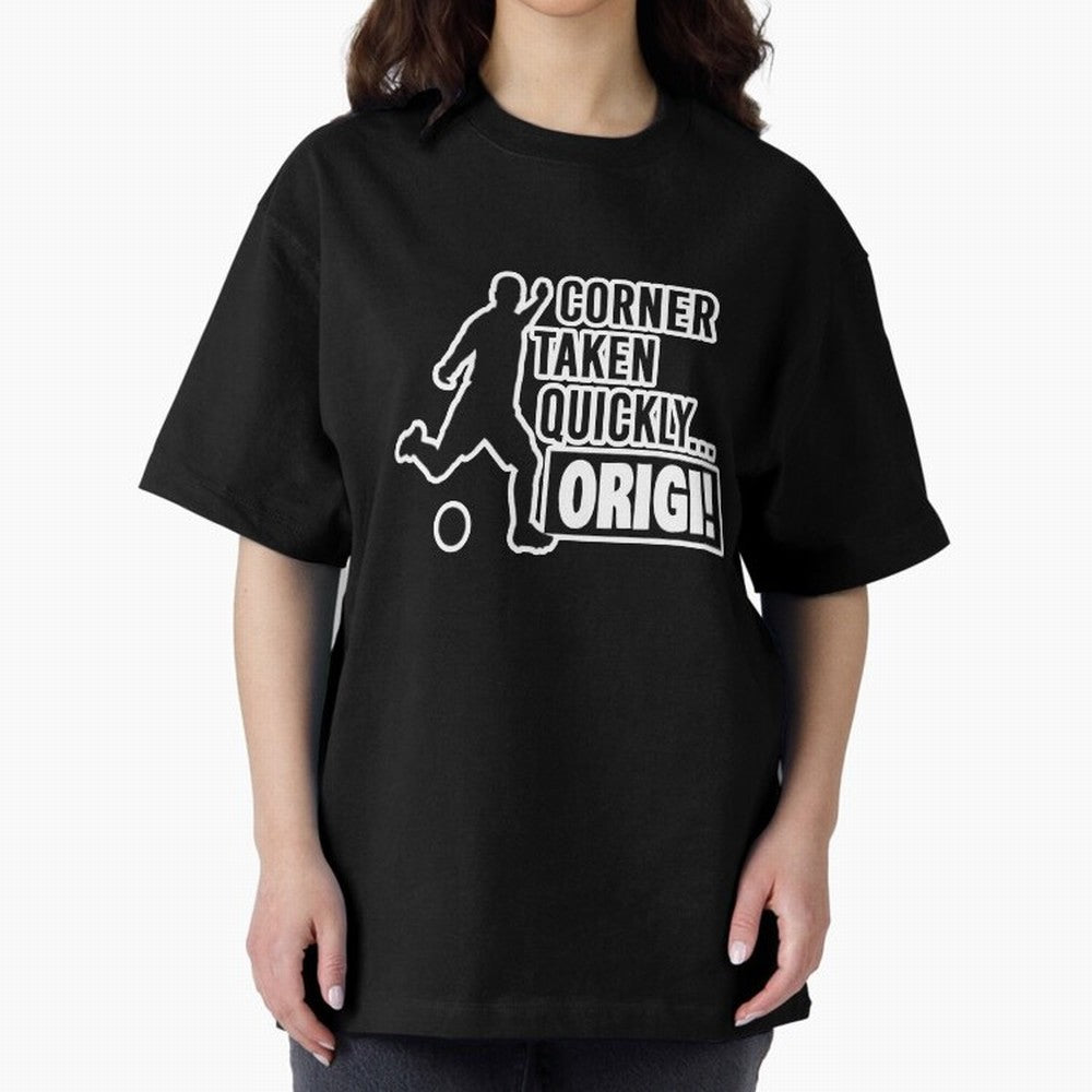 Corner Taken Quickly Origi (Black) Essential T-Shirt Back the Journey through Global Football Passion for FIFA World Cup 2026 Group Stage, Highlighting Neymar, Haaland and Cristiano Ronaldo, Spain, Sports Nostalgia, International Competition,