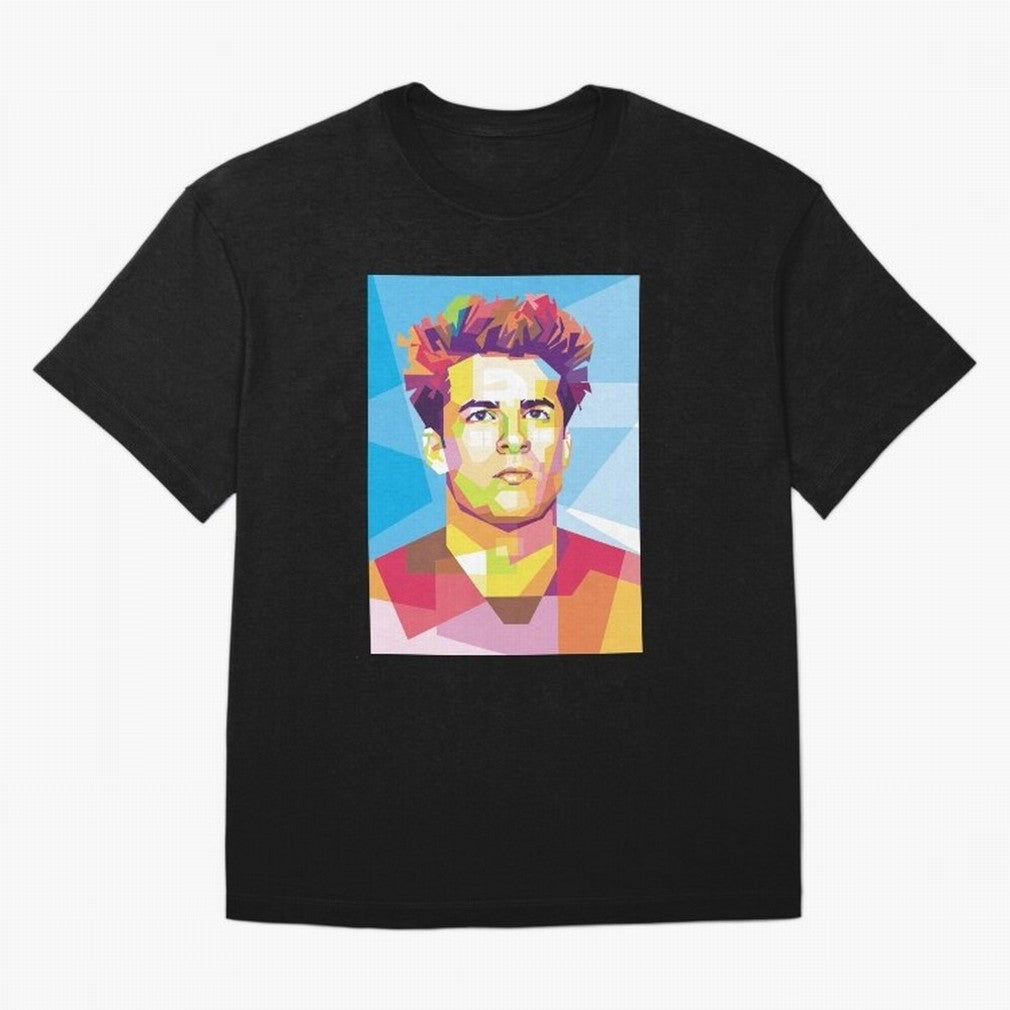Riqui Puig in Pop Art Portrait Style Classic T-Shirt Celebrate the Magic of the FIFA World Cup 2026 Journey through CR7 and Messi Highlights, Brazil Pride, Vintage Soccer Flavor, Modern Football Stars, National Flags and Final Night Emotion; Made