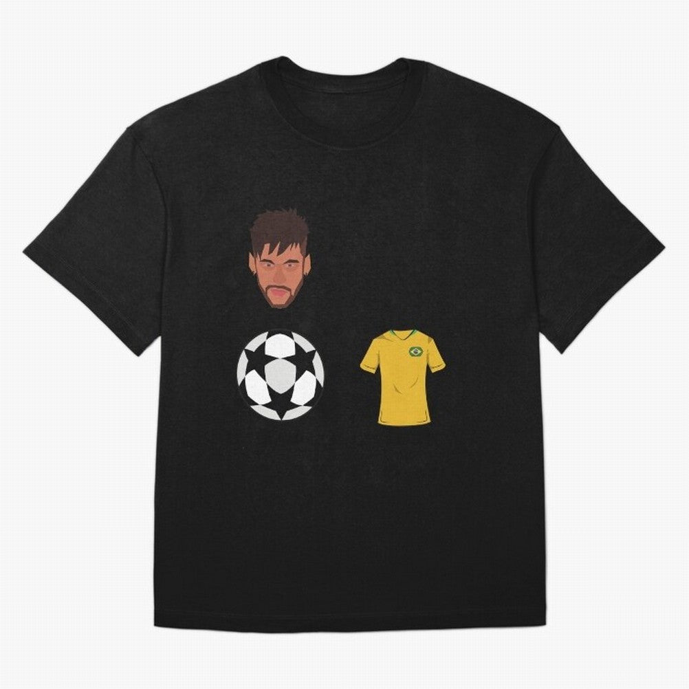 Neymar JR 10 - PSG X Brazil Oversized T-Shirt Discover Global Football Passion for FIFA World Cup 2026 Group Stage, Capturing Messi and Cristiano Ronaldo, Spain and Netherlands, Stadium Chants, National Pride, Trophy Dreams and Unforgettable
