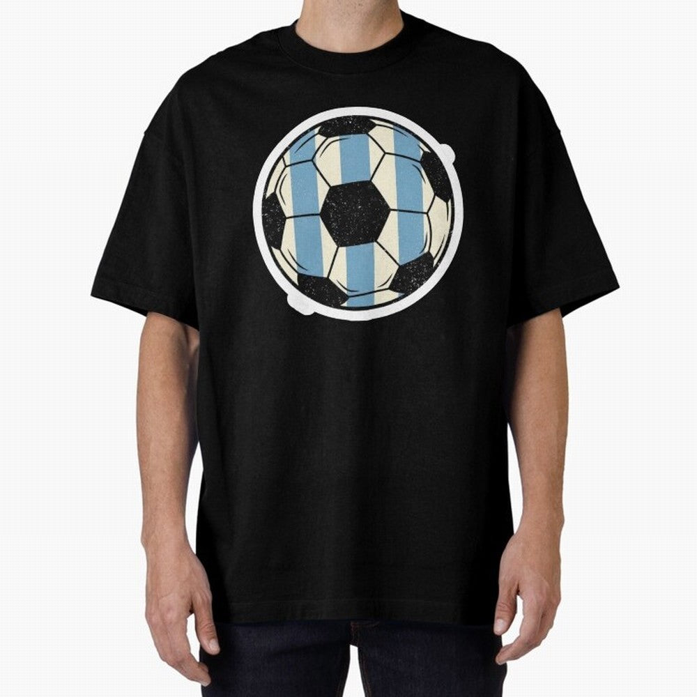Soccer ball sticker || Buenos Aires Vibes Premium T-Shirt Experience Match Day Hype around FIFA World Cup 2026 USA Canada Mexico, Haaland and Mbappe, Brazil, Supporter Pride, Iconic Celebrations, Legendary Names and Global Match Day Energy; Made
