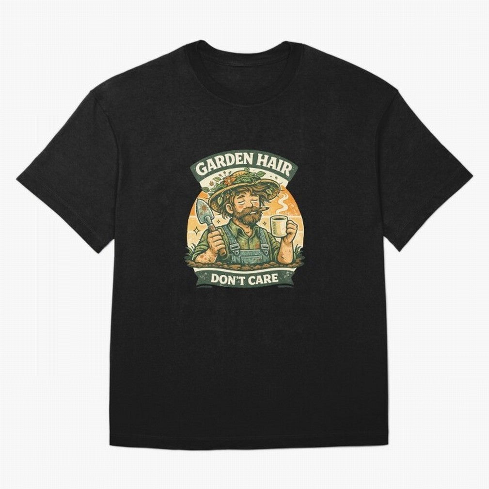 Garden Hair Don't Care - Funny Retro Gardener for Men Classic T-Shirt Celebrate the Road through the FIFA World Cup 2026 Group Stage Journey through Messi, Neymar and Mbappe Highlights, Netherlands Pride, Vintage Soccer Flavor, Modern Football