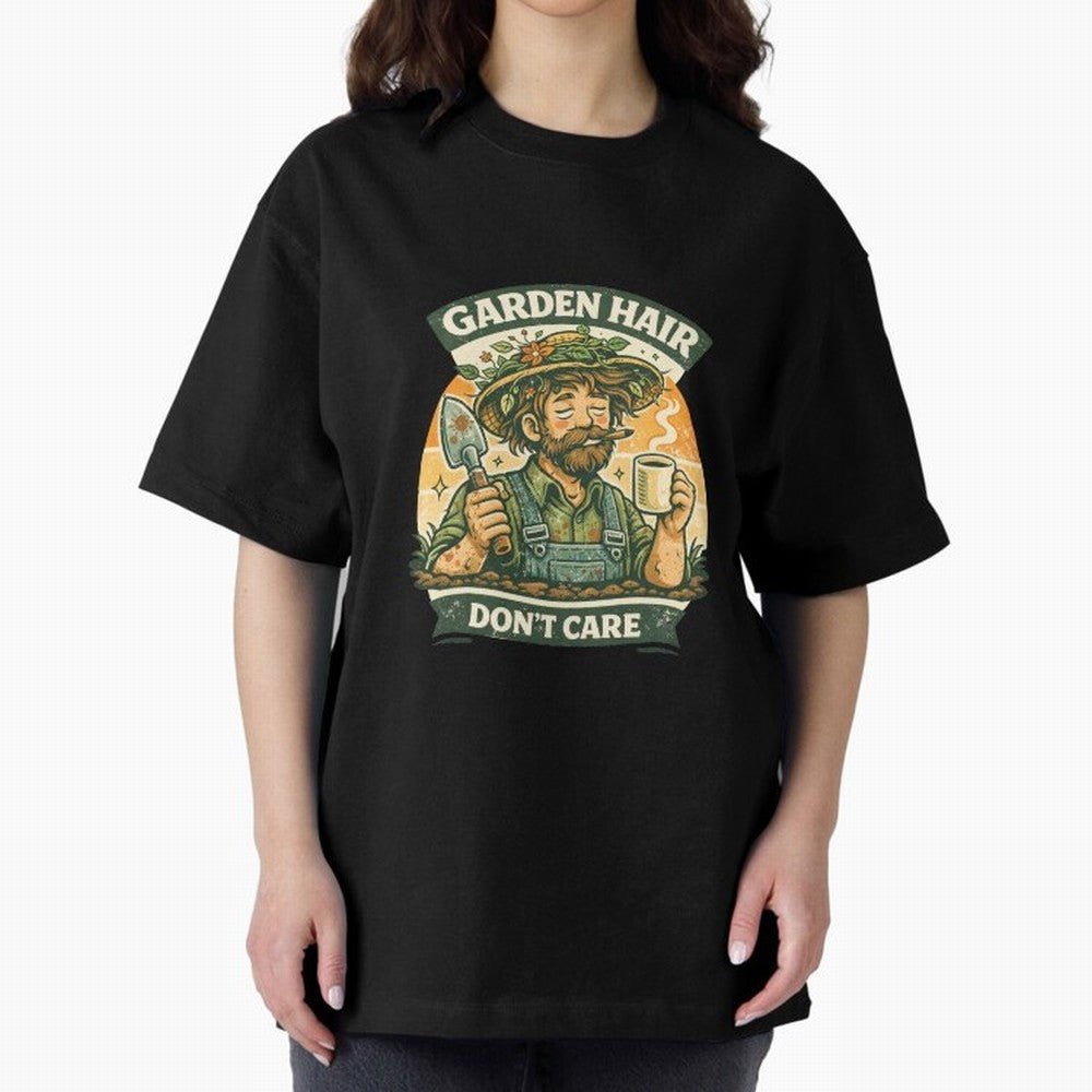 Garden Hair Don't Care - Funny Retro Gardener for Men Classic T-Shirt Celebrate the Road through the FIFA World Cup 2026 Group Stage Journey through Messi, Neymar and Mbappe Highlights, Netherlands Pride, Vintage Soccer Flavor, Modern Football