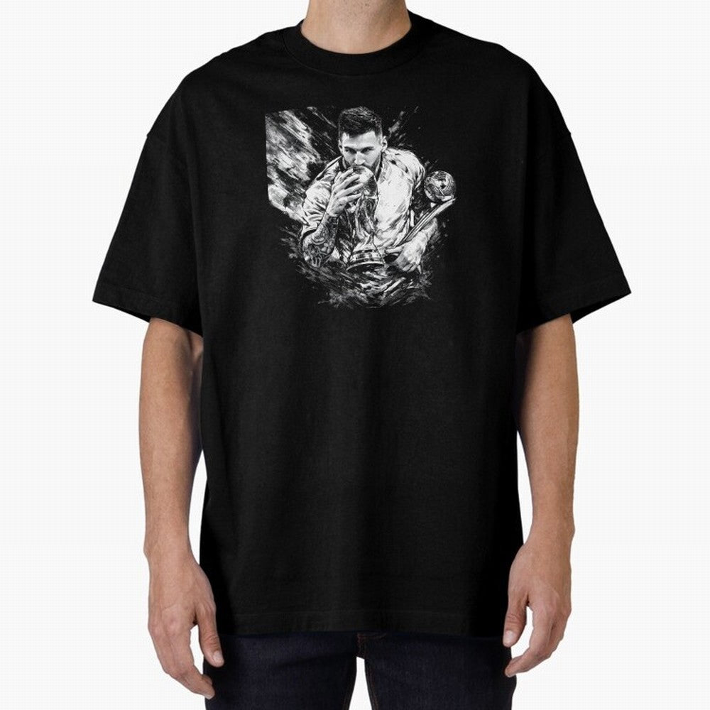Eternal Glory ¨C Inked Champion Tribute Messi Premium T-Shirt Bring World Football Passion into the FIFA World Cup 2026 Journey through Neymar, Haaland and Cristiano Ronaldo Highlights, Germany Pride, Fan Favorite Moments, National Team Passion,
