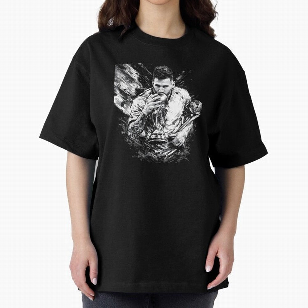 Eternal Glory ¨C Inked Champion Tribute Messi Premium T-Shirt Bring World Football Passion into the FIFA World Cup 2026 Journey through Neymar, Haaland and Cristiano Ronaldo Highlights, Germany Pride, Fan Favorite Moments, National Team Passion,