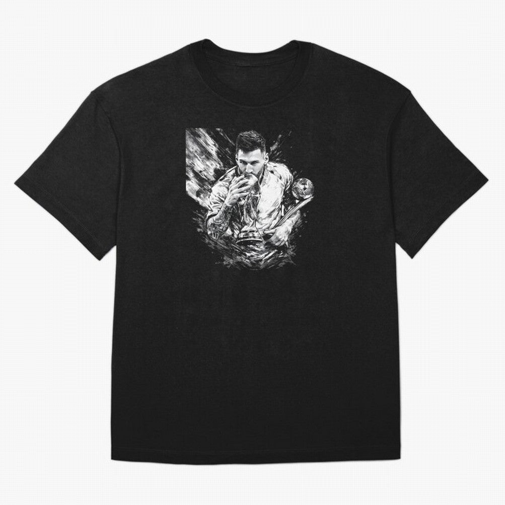 Eternal Glory ¨C Inked Champion Tribute Messi Premium T-Shirt Bring World Football Passion into the FIFA World Cup 2026 Journey through Neymar, Haaland and Cristiano Ronaldo Highlights, Germany Pride, Fan Favorite Moments, National Team Passion,