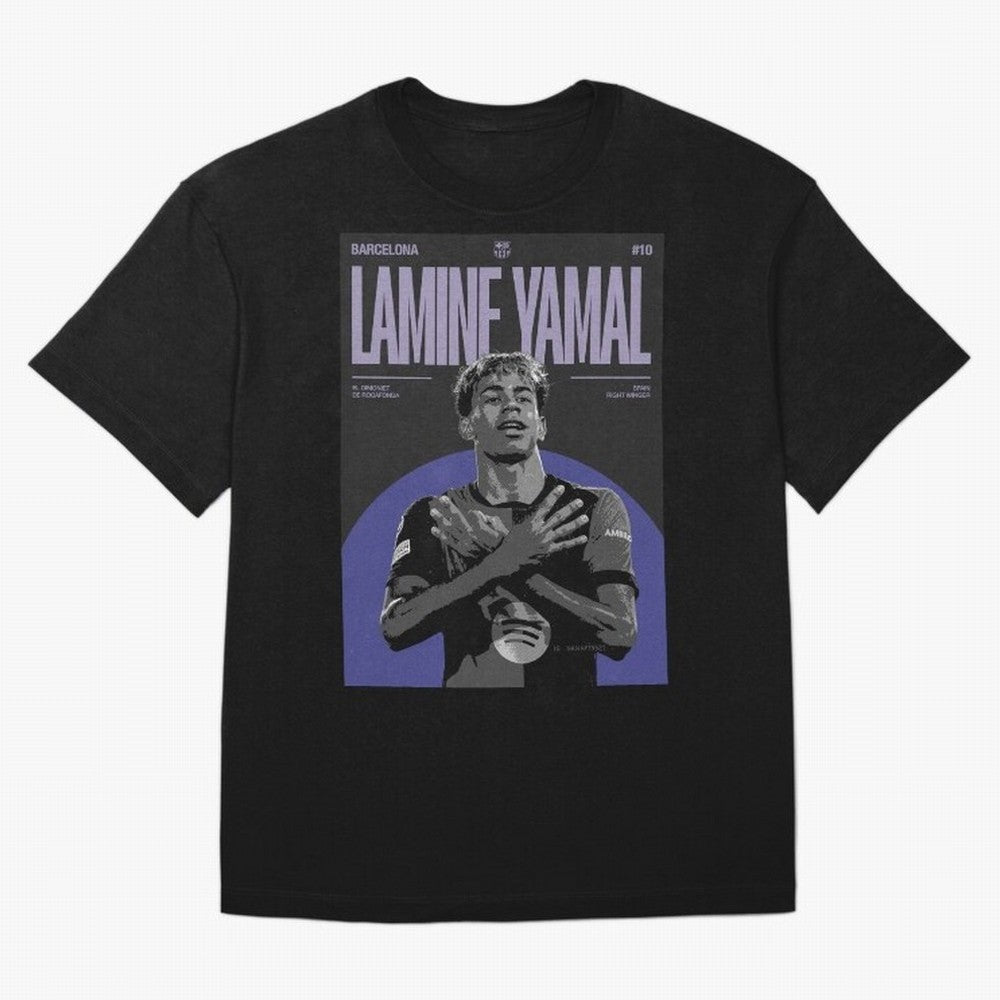 Lamine Yamal Barcelona Poster HD Premium T-Shirt Bring Champion Energy into the FIFA World Cup 2026 Journey through Messi, Neymar and Mbappe Highlights, Brazil, Portugal and Argentina Pride, Football Passion, Legendary Performances, Festival Vibes