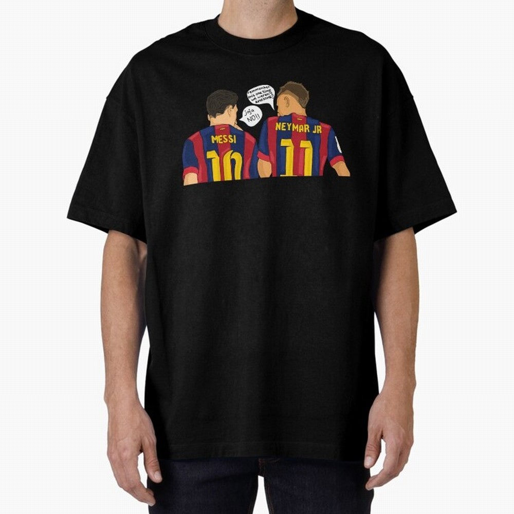 Messi Neymar fcbarcelona Classic T-Shirt Celebrate the Biggest Stage of Match Day Hype around FIFA World Cup 2026 Group Stage, Haaland and Mbappe, Portugal, Spain and Germany, Sports Nostalgia, International Competition, Famous Players and