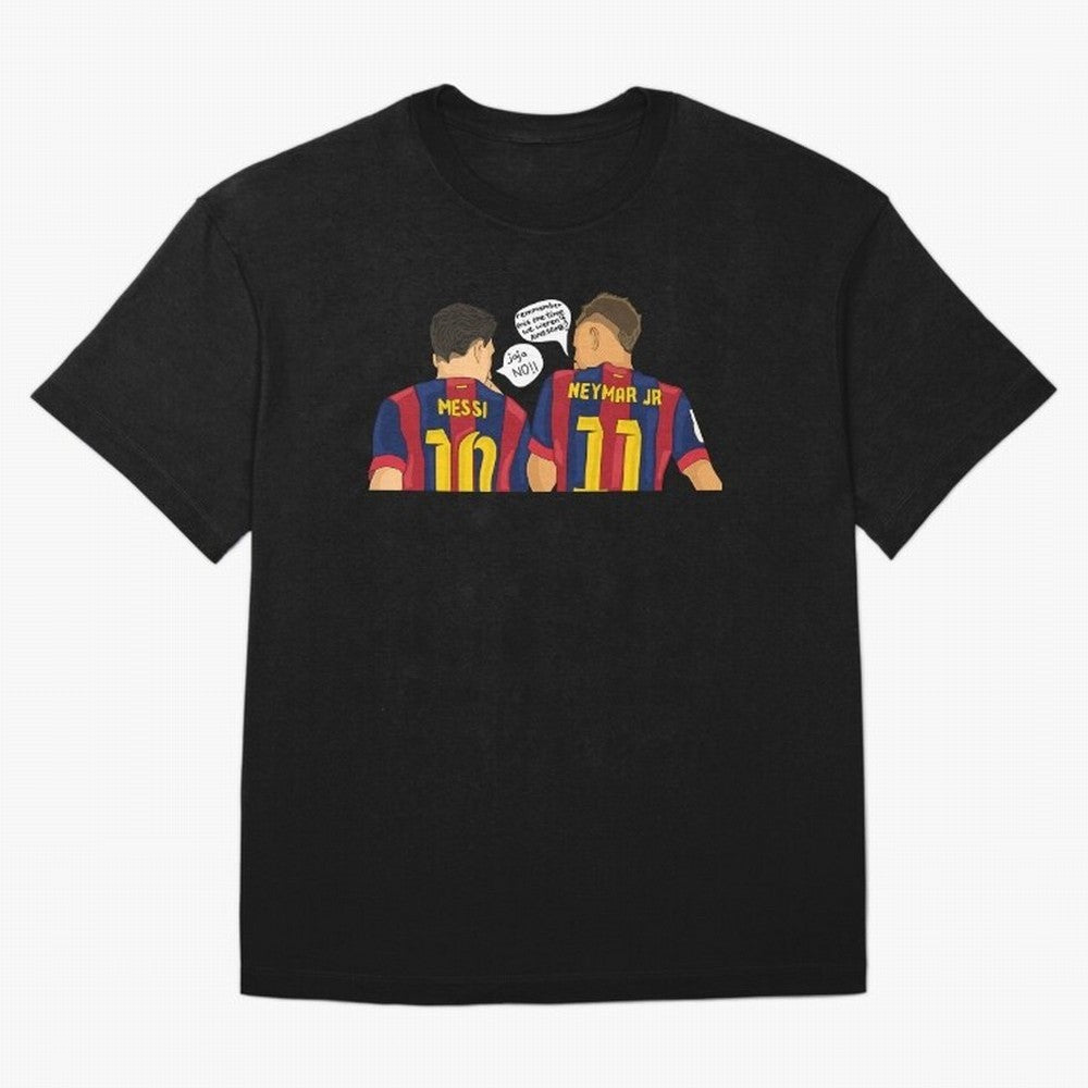 Messi Neymar fcbarcelona Classic T-Shirt Celebrate the Biggest Stage of Match Day Hype around FIFA World Cup 2026 Group Stage, Haaland and Mbappe, Portugal, Spain and Germany, Sports Nostalgia, International Competition, Famous Players and