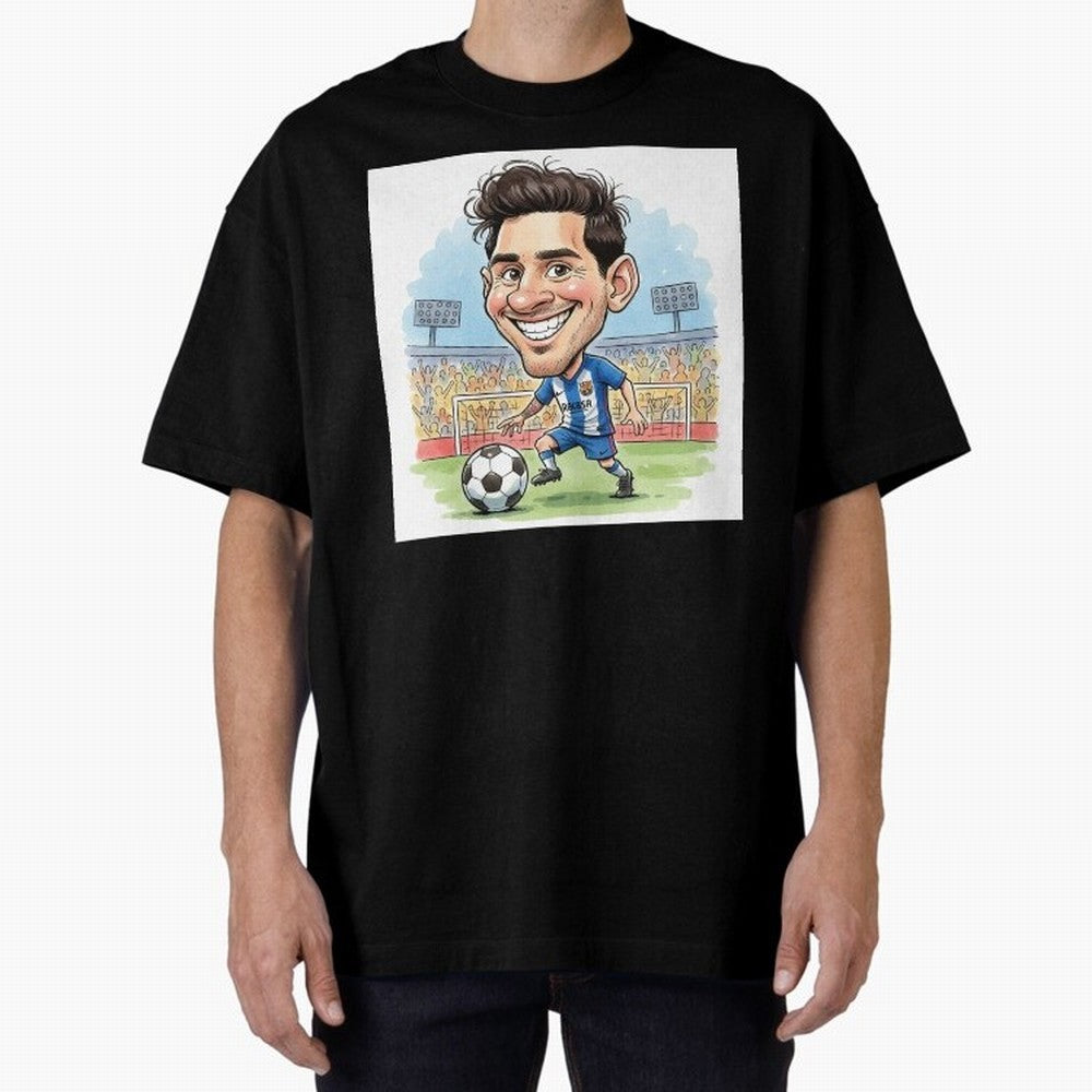 La Pulga Premium T-Shirt Make Game Day About FIFA World Cup 2026 Group Stage for Fans of Neymar, Haaland and Cristiano Ronaldo and Argentina, France and Brazil, Bringing Stadium Memories, Football Loyalty, International Chants and Championship