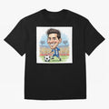 La Pulga Premium T-Shirt Make Game Day About FIFA World Cup 2026 Group Stage for Fans of Neymar, Haaland and Cristiano Ronaldo and Argentina, France and Brazil, Bringing Stadium Memories, Football Loyalty, International Chants and Championship