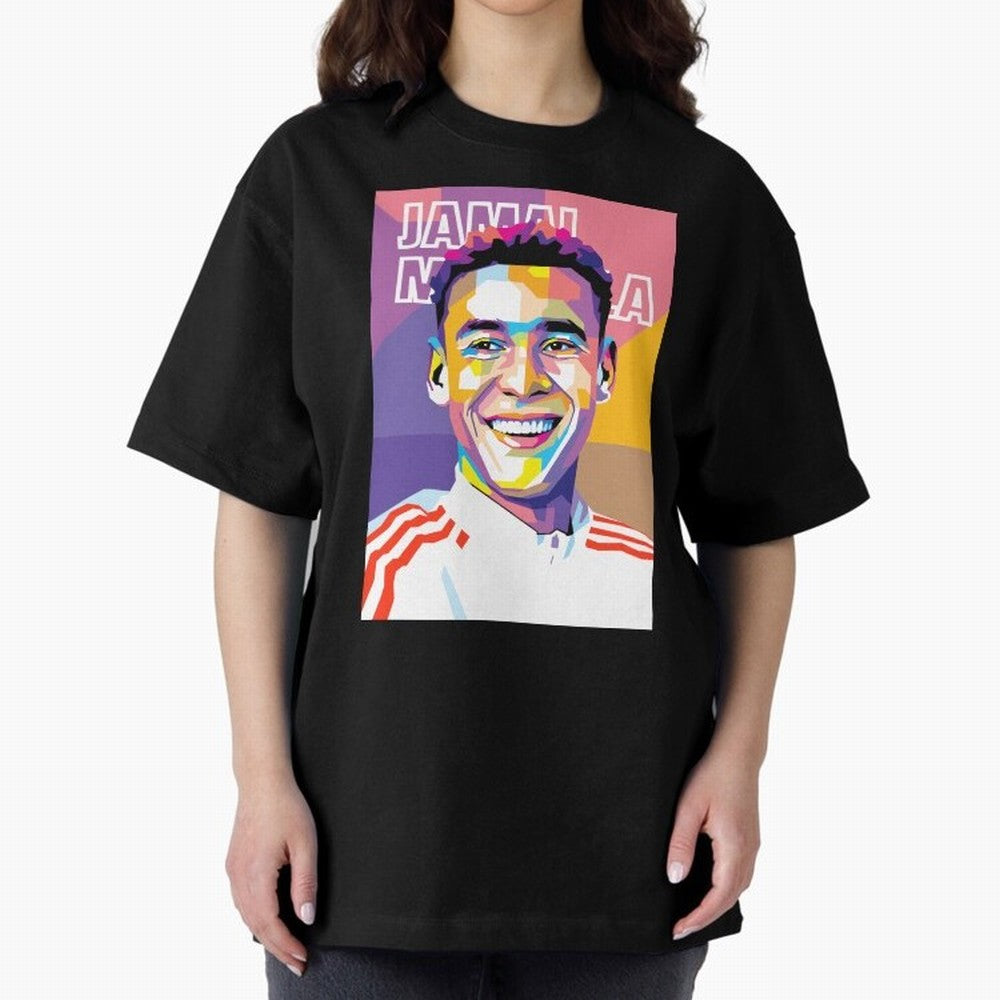 Jamal Musiala in WPAP Style Essential T-Shirt Celebrate the FIFA World Cup 2026 Journey through Mbappe Highlights, Portugal, Spain and Germany Pride, Football History, Final Match Energy, Crowd Noise and Once in a Lifetime Moments; Perfect for