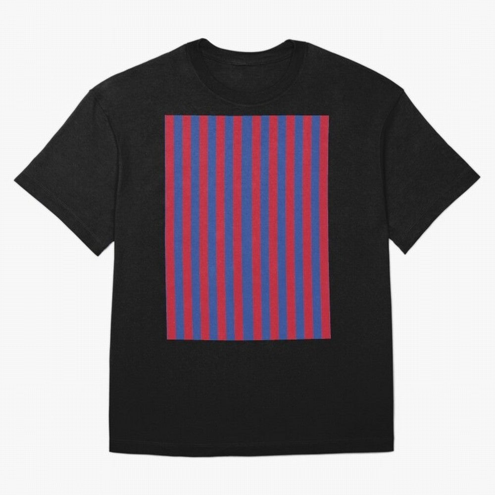 Red and blue stripes sports pattern Graphic T-Shirt Represent FIFA World Cup 2026 Group Stage Inspired by Messi, CR7 and Mbappe, France Energy, Football History, Final Match Energy, Crowd Noise and Once in a Lifetime Moments; Made for Die Hard