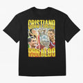 Cristiano Ronaldo CR7 SIUUU El Bicho Vintage Retro Design Premium T-Shirt Show Match Day Excitement for Match Day Hype around FIFA World Cup 2026 Group Stage, Haaland and Mbappe, France, Supporter Pride, Iconic Celebrations, Legendary Names and
